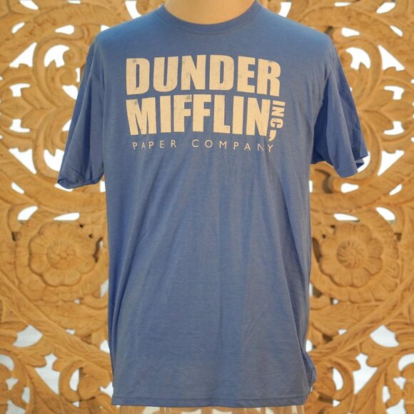 Ripple Junction XL "The Office" Dunder Mifflin T-Shirt, Blue - Picture 1 of 4